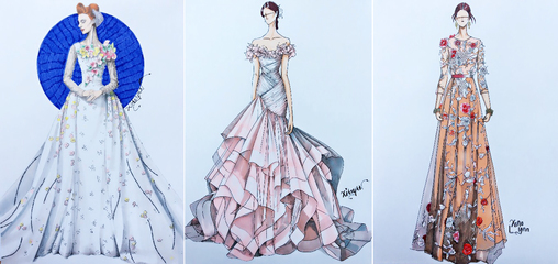 從構思到呈現 三步打造絕美時裝畫服飾